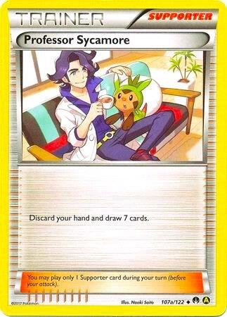 Professor Sycamore #107A Alternate Art Promos