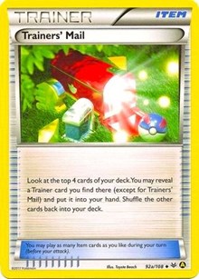 Trainers' Mail #92A Alternate Art Promos