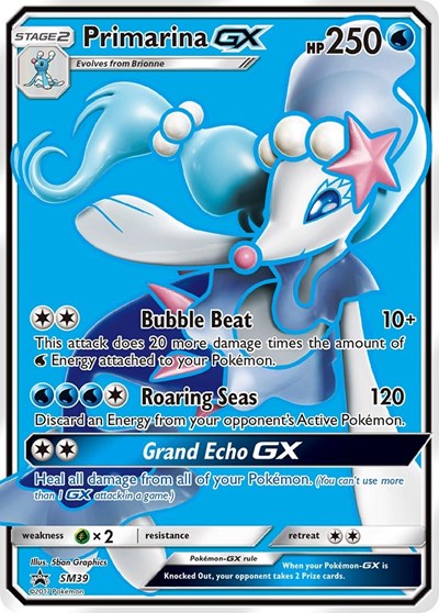 Primarina GX #SM39 SM Promos
