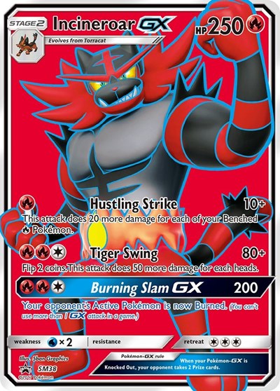 Incineroar GX #SM38 SM Promos