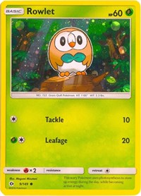 Rowlet #9 Miscellaneous Cards & Products