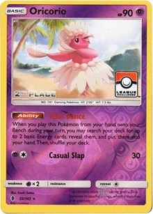 Oricorio (League Challenge) [2nd Place] #55 League & Championship Cards