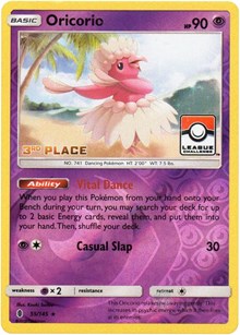Oricorio (League Challenge) [3rd Place] #55 League & Championship Cards