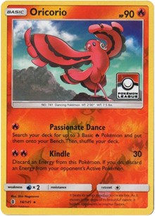 Oricorio #14 League & Championship Cards