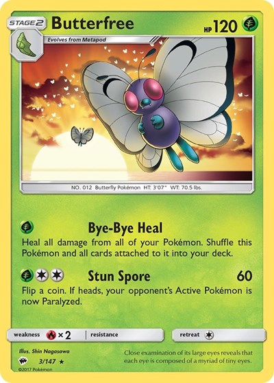 Butterfree #3 SM - Burning Shadows