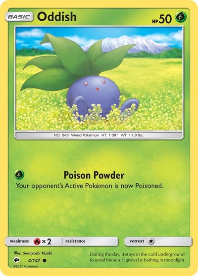 Oddish #4 SM - Burning Shadows