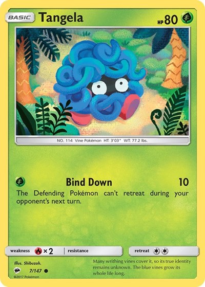 Tangela #7 SM - Burning Shadows