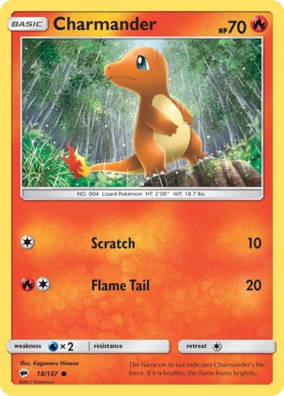 Charmander #18 SM - Burning Shadows