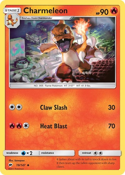 Charmeleon #19 SM - Burning Shadows