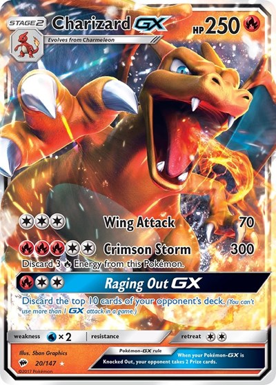 Charizard GX #20 SM - Burning Shadows