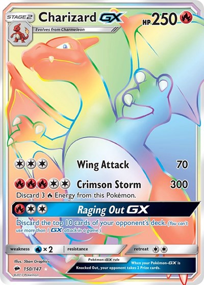 Charizard GX #150 SM - Burning Shadows