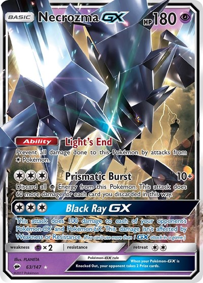 Necrozma GX #63 SM - Burning Shadows