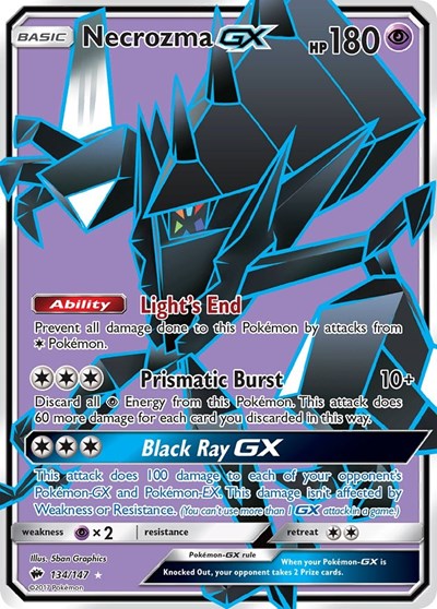 Necrozma GX #134 SM - Burning Shadows