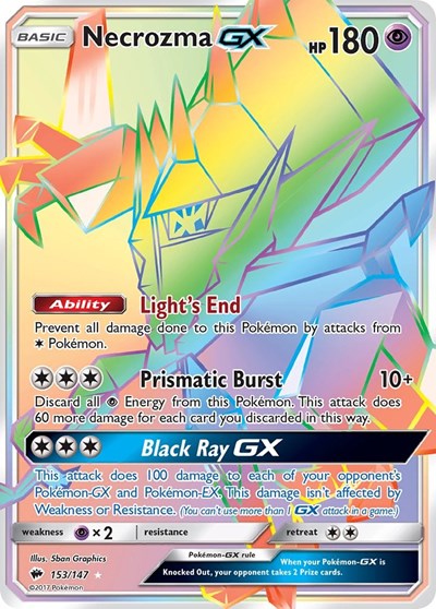 Necrozma GX #153 SM - Burning Shadows