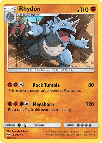 Rhydon #66 SM - Burning Shadows
