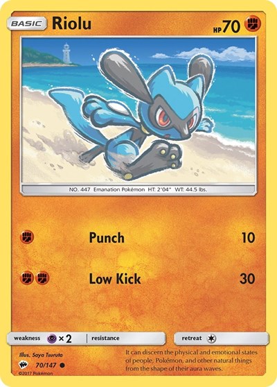 Riolu #70 SM - Burning Shadows