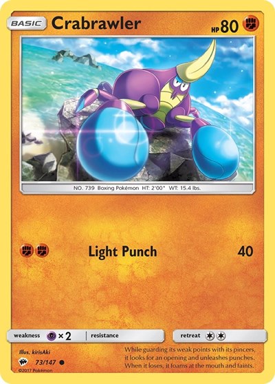Crabrawler #73 SM - Burning Shadows