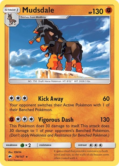 Mudsdale #78 SM - Burning Shadows