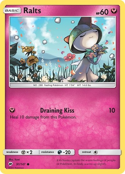 Ralts #91 SM - Burning Shadows