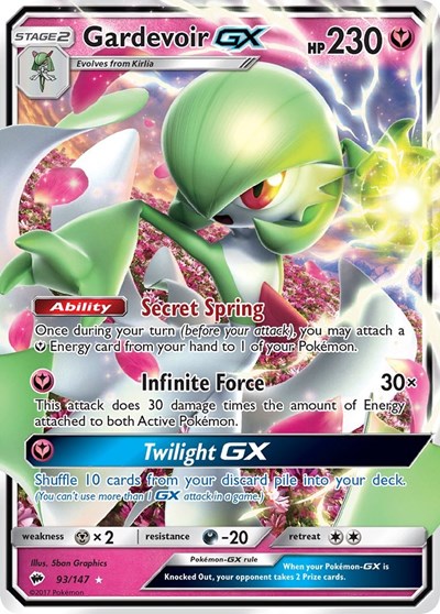 Gardevoir GX #93 SM - Burning Shadows