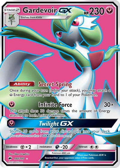Gardevoir GX #140 SM - Burning Shadows