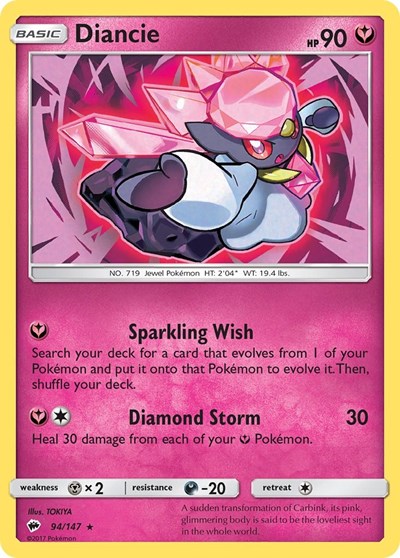 Diancie #94 SM - Burning Shadows