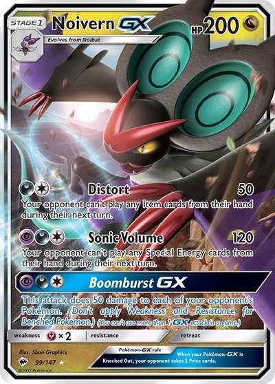 Noivern GX #99 SM - Burning Shadows