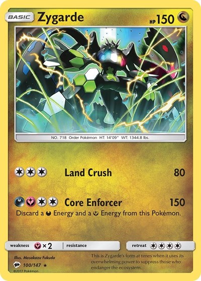 Zygarde #100 SM - Burning Shadows