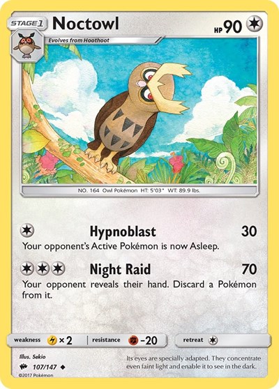 Noctowl #107 SM - Burning Shadows