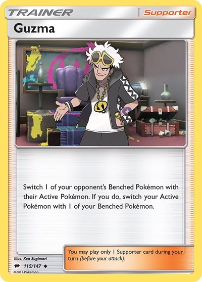 Guzma #115 SM - Burning Shadows