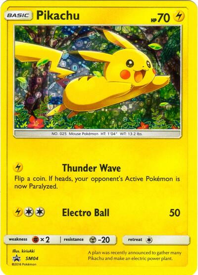 Pikachu - SM04 #SM04 PSA 10