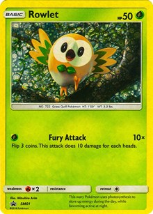 Rowlet - SM01 #SM01 Miscellaneous Cards & Products