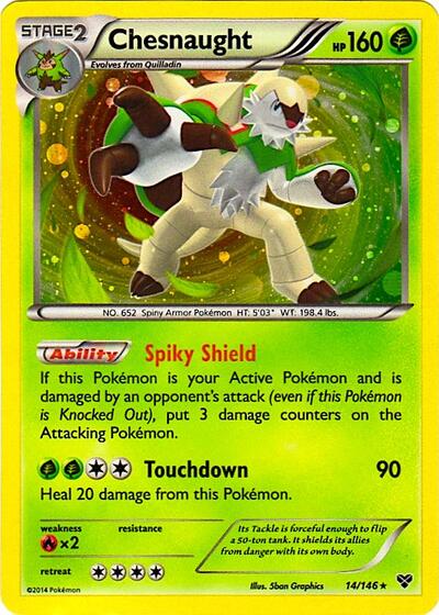 Chesnaught #14 Blister Exclusives