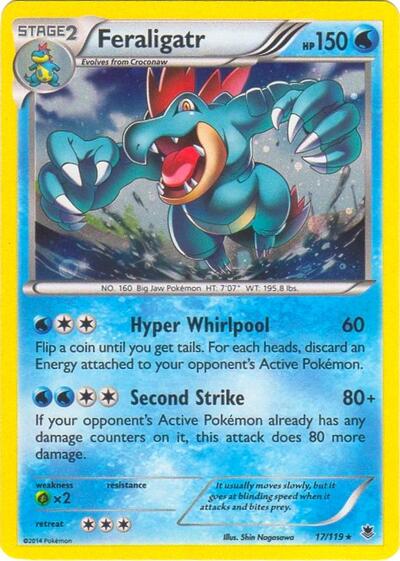 Feraligatr #17 Blister Exclusives