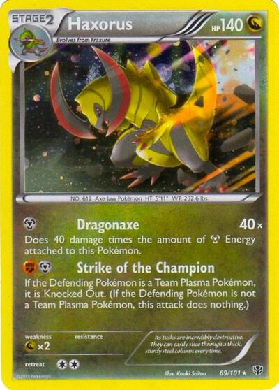 Haxorus #69 Blister Exclusives