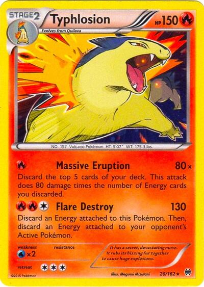 Typhlosion #20 Blister Exclusives