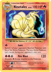Ninetales (XY Evolutions) #15 Deck Exclusives