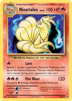 Ninetales (XY Evolutions) #15 Deck Exclusives