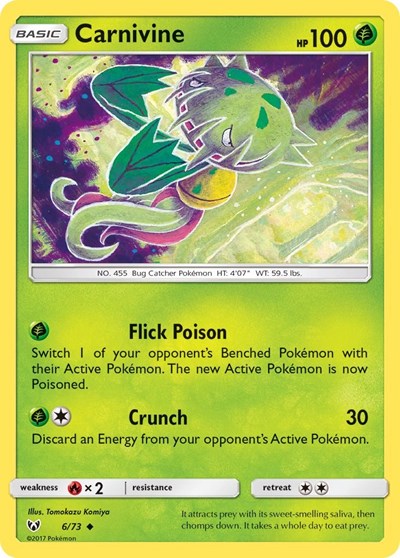 Carnivine #6 Shining Legends