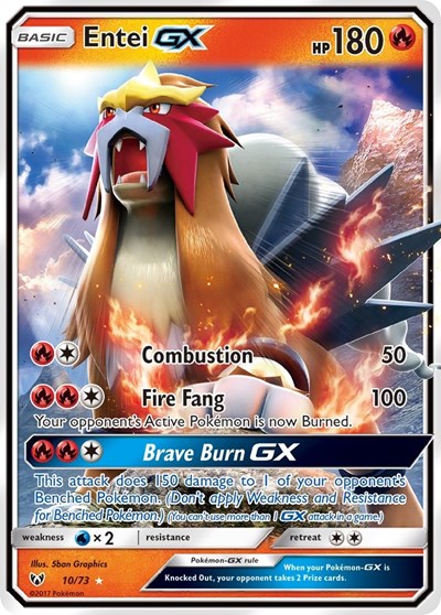 Entei GX #10 Shining Legends