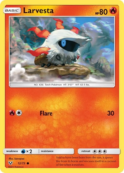 Larvesta #12 Shining Legends