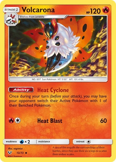 Volcarona #13 Shining Legends