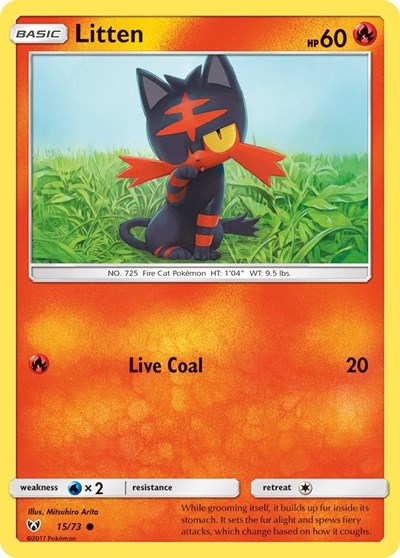 Litten #15 Shining Legends