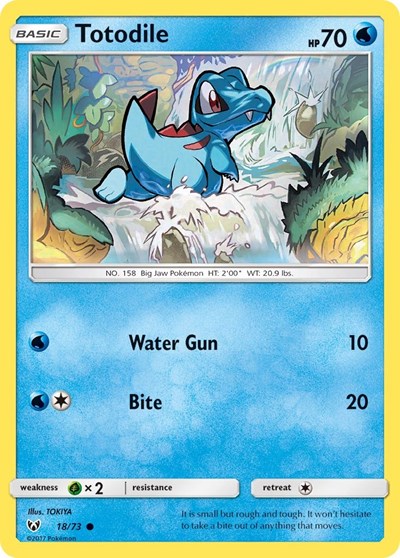 Totodile #18 Shining Legends