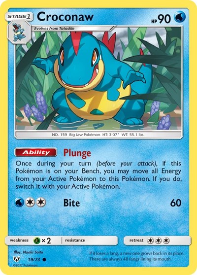 Croconaw #19 Shining Legends