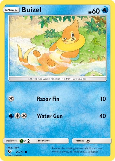 Buizel #22 Shining Legends