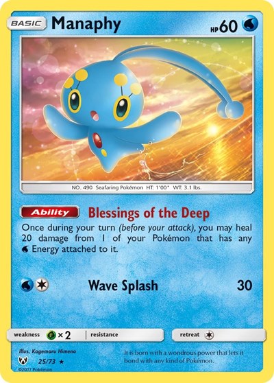 Manaphy #25 Shining Legends