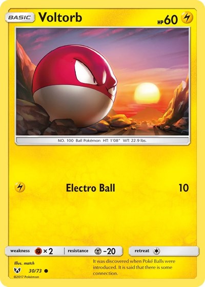 Voltorb #30 Shining Legends