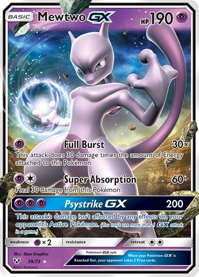 Mewtwo GX #39 Shining Legends