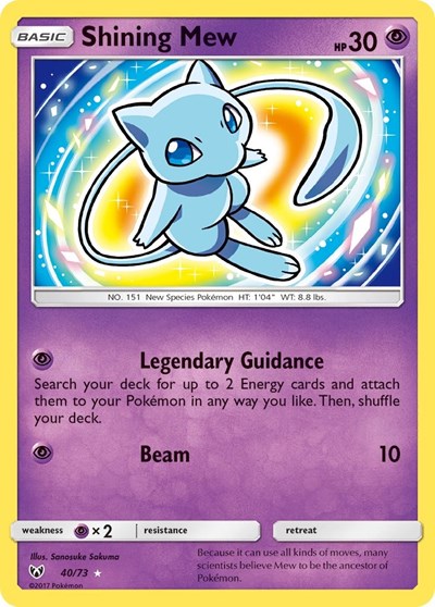 Shining Mew #40 Shining Legends
